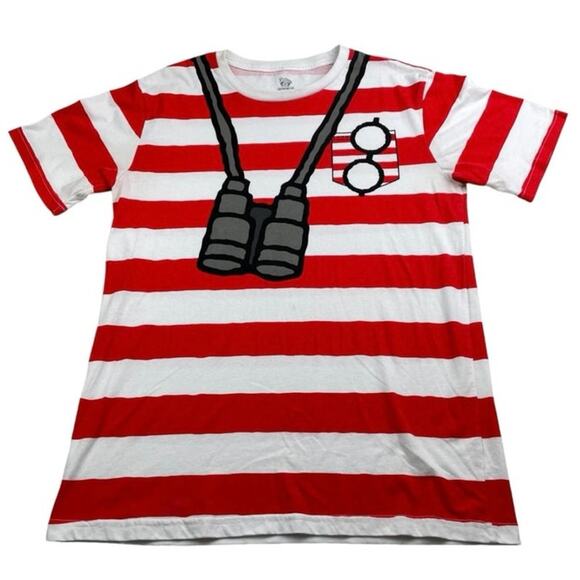 Where's Waldo Graphic Tee Short Sleeve T-shirt, Size Large - Picture 2 of 8